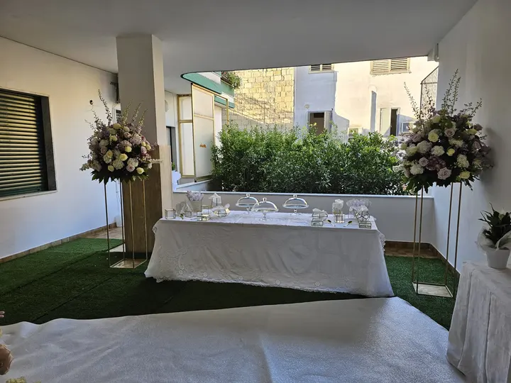 Fiori e decorazioni per una cerimonia matrimoniale